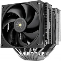Устройство охлаждения(кулер) Thermalright Royal Knight 120 Soc-AM5/AM4/1200/1700/1851 серебристый/черный 4-pin 28.4dB Al+Cu Ret (RK120)
