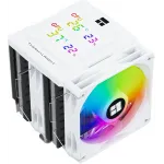 Устройство охлаждения(кулер) Thermalright Peerless Assassin 120 Digital ARGB Soc-AM5/AM4/1200/1700/1851 белый 4-pin 25.6dB Al+Cu LCD Ret (PA120-DIGITAL-WH-ARGB)