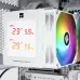Устройство охлаждения(кулер) Thermalright Peerless Assassin 120 Digital ARGB Soc-AM5/AM4/1200/1700/1851 белый 4-pin 25.6dB Al+Cu LCD Ret (PA120-DIGITAL-WH-ARGB)