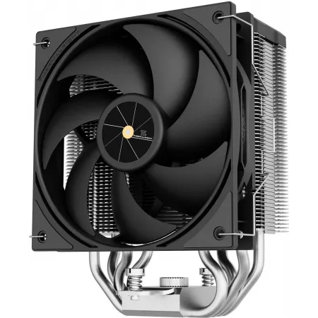 Устройство охлаждения(кулер) Thermalright Assassin X 120 R Digital ARGB Soc-AM5/AM4/1200/1700/1851 черный 4-pin 25.6dB Al+Cu LCD Ret (AX120-R-DIGITAL-BL-ARGB)