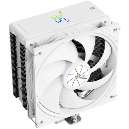 Устройство охлаждения(кулер) Thermalright Assassin X 120 R Digital Soc-AM5/AM4/1200/1700/1851 белый 4-pin 25.6dB Al+Cu LCD Ret (AX120-R-DIGITAL-WH)