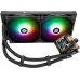 Система водяного охлаждения Thermalright Frozen Warframe 280 ARGB Soc-AM5/AM4/1200/1700/1851 черный 4-pin 29.8dB Al LCD Ret (F-WFRAME-280-BL-ARGB)