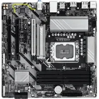 Материнская плата Gigabyte B860M DS3H Soc-1851 Intel B860 4xDDR5 mATX AC`97 8ch(7.1) 2.5Gg RAID+HDMI+DP