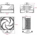 Устройство охлаждения(кулер) ID-Cooling FROZN A410 SE ARGB Soc-AM5/AM4/1200/1700/1851 серебристый/черный 4-pin 16-27.2dB Al+Cu 180W 720gr Ret (FROZN A410 SE ARGB)