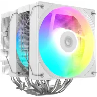 Устройство охлаждения(кулер) ID-Cooling Frozn A620 Pro Se ARGB Soc-AM5/AM4/1200/1700/1851 серебристый/белый 4-pin 15-27.2dB Al+Cu 260W 1190gr Ret (FROZN A620 PRO SE ARGB WHITE)
