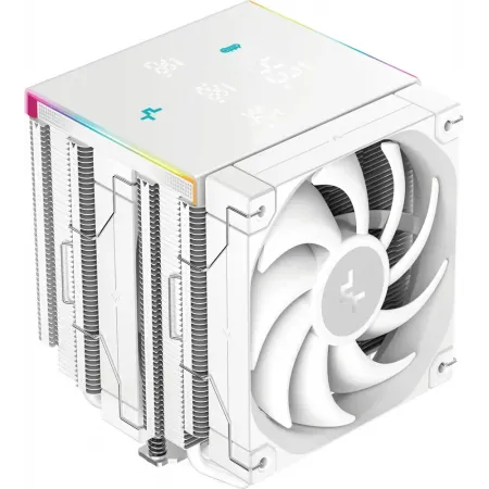 Устройство охлаждения(кулер) Deepcool AK620 Digital Pro Wh Soc-AM5/AM4/1151/1200/2066/1700 белый 4-pin 25dB Al+Cu LCD 260W 1491gr Ret (R-AK620-WHAPMN-G)