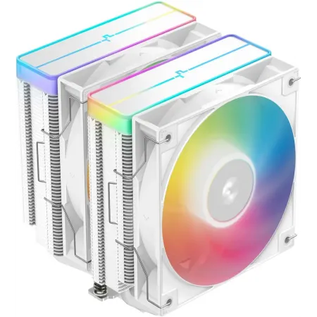 Устройство охлаждения(кулер) Deepcool AG620 Wh V2 ARGB Soc-AM5/AM4/1200/1700/1851 белый 4-pin 15-29.4dB Al+Cu 260W 1330gr Ret (R-AG620-WHAMMN-GJD)