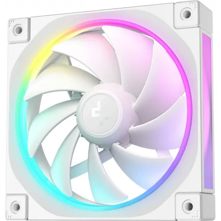 Вентилятор для корпуса Deepcool FL12 Wh ARGB 120х120x25 белый 4-pin 32дБ (R-FL12-WHAPN1-G) Ret