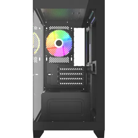 Корпус Accord ACC-350-02B черный без БП mATX 1x120mm 1xUSB2.0 1xUSB3.0 1xUSB3.1 audio