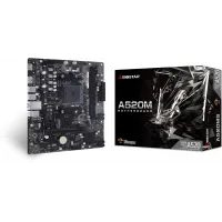 Материнская плата Biostar A520MS Soc-AM4 AMD A520 2xDDR4 mATX AC`97 8ch(7.1) GbLAN RAID+HDMI+DP