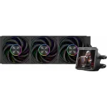 Система водяного охлаждения PcCooler DT360 Dsiplay ARGB Soc-AM5/AM4/1200/1700/1851 черный 4-pin 15-33.1dB Al LCD 320W Ret (DT360-BKAWXY-GL)