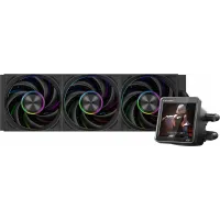 Система водяного охлаждения PcCooler DT360 Dsiplay ARGB Soc-AM5/AM4/1200/1700/1851 черный 4-pin 15-33.1dB Al LCD 320W Ret (DT360-BKAWXY-GL)