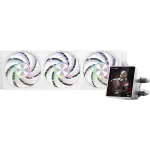 Система водяного охлаждения PcCooler DT360 Dsiplay ARGB Soc-AM5/AM4/1200/1700/1851 белый 4-pin 15-33.1dB Al LCD 320W Ret (DT360-WHAWXY-GL)
