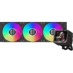 Система водяного охлаждения PcCooler GT360 Dsiplay ARGB Soc-AM5/AM4/1200/1700/1851 черный 4-pin 15-41.5dB Al LCD 310W Ret (GT360-BKAWXY-GL)