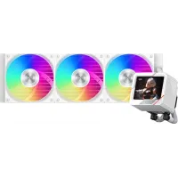 Система водяного охлаждения PcCooler GT360 Dsiplay ARGB Soc-AM5/AM4/1200/1700/1851 белый 4-pin 15-41.5dB Al LCD 310W Ret (GT360-WHAWXY-GL)