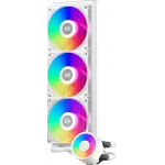 Система водяного охлаждения PcCooler DA360 Pro ARGB Soc-AM5/AM4/1200/1700/1851 белый 4-pin 33.8dB Al 300W Ret (DA360PRO-WHAWXX-GL)