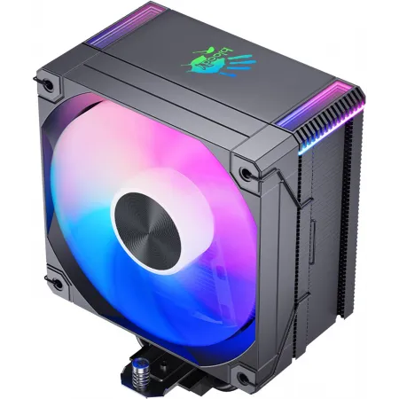 Устройство охлаждения(кулер) Bloody AC-12 ARGB Soc-AM5/AM4/1200/1700/1851 черный 4-pin 14-26dB Al+Cu 230W 582gr Ret (AC-12-ARGB230-BK)