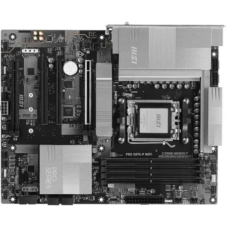 Материнская плата MSI PRO X870-P WIFI SocketAM5 AMD X870 4xDDR5 ATX AC`97 8ch(7.1) 5Gigabit RAID+HDMI