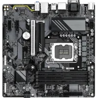 Материнская плата Gigabyte B760M DS3H GEN5 Soc-1700 Intel B760 4xDDR5 mATX AC`97 8ch(7.1) 2.5Gg RAID+VGA+HDMI+DP