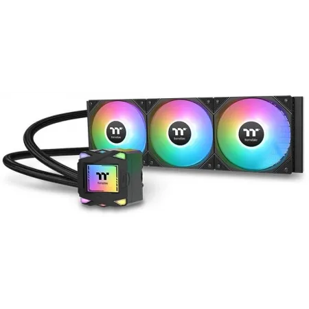 Система водяного охлаждения Thermaltake LA360 ARGB Soc-AM5/AM4/1200/1700/1851 черный 4-pin 38.35dB Al+Cu Ret (CL-W459-PL12SW-A)