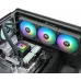 Система водяного охлаждения Thermaltake LA360 ARGB Soc-AM5/AM4/1200/1700/1851 черный 4-pin 38.35dB Al+Cu Ret (CL-W459-PL12SW-A)