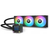 Система водяного охлаждения Thermaltake LA360-S ARGB Soc-AM5/AM4/1200/1700/1851 черный 4-pin 38.35dB Al+Cu LCD 360W Ret (CL-W462-PL12SW-A)