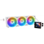 Система водяного охлаждения Thermaltake MAGFloe 360 Ultra Snow ARGB Soc-AM5/AM4/1200/1700/1851 белый 4-pin 30.6dB Al+Cu LCD Ret (CL-W433-PL12SW-A)