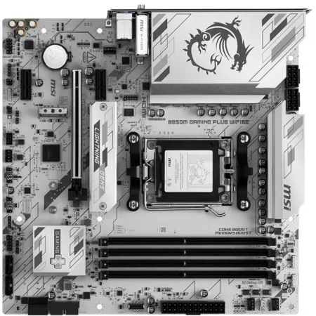 Материнская плата MSI B850M GAMING PLUS WIFI6E SocketAM5 AMD B850 4xDDR5 mATX AC`97 8ch(7.1) 2.5Gg RAID+HDMI+DP