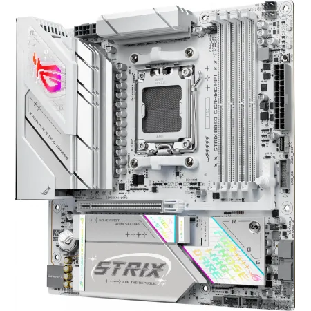 Материнская плата Asus ROG STRIX B850-G GAMING WIFI SocketAM5 AMD B850 4xDDR5 mATX AC`97 8ch(7.1) 2.5Gg RAID+HDMI+DP