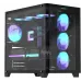 Корпус Formula Crystal U2 черный без БП ATX 1xUSB2.0 1xUSB3.0 1xUSB3.1 audio bott PSU