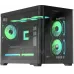 Корпус Formula Crystal U2M Floe черный без БП mATX 1xUSB3.0 1xUSB3.1 audio bott PSU