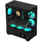 Корпус Formula Crystal E1 черный без БП ATX 5x120mm 3x140mm 2xUSB3.0 1xUSB3.1 audio bott PSU
