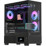 Корпус Formula Crystal E1 Floe черный без БП ATX 5x120mm 3x140mm 2xUSB3.0 1xUSB3.1 audio bott PSU