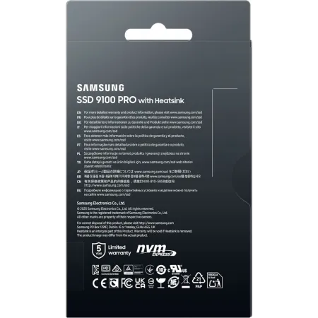 Накопитель SSD Samsung PCIe 5.0 x4 1TB MZ-VAP1T0CW 9100 Pro M.2 2280