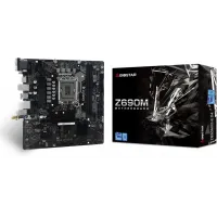 Материнская плата Biostar Z690MX2-E D4 Soc-1700 Intel Z690 2xDDR4 mATX AC`97 8ch(7.1) 2.5Gg RAID+VGA+DVI+HDMI