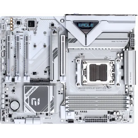 Материнская плата Gigabyte B850 EAGLE WF7 ICE SocketAM5 AMD B850 4xDDR5 ATX AC`97 8ch(7.1) 2.5Gg RAID+HDMI+DP
