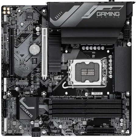 Материнская плата Gigabyte B760M G X WF6E GEN5 Soc-1700 Intel B760 4xDDR5 mATX AC`97 8ch(7.1) 2.5Gg RAID+HDMI+DP