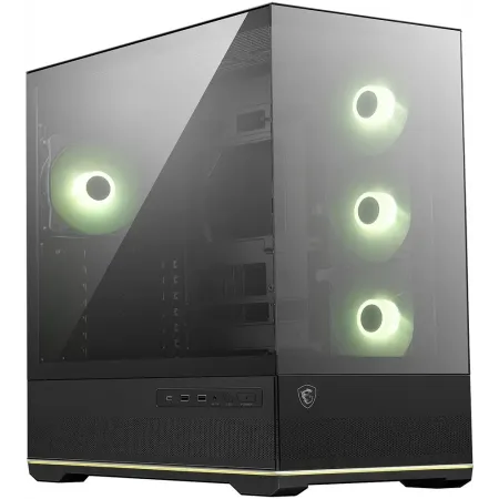 Корпус MSI MAG Pano 110R PZ черный без БП ATX 6x120mm 7x140mm 2xUSB3.0 1xUSB3.1 audio AirDuct bott PSU