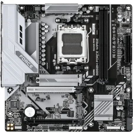 Материнская плата Gigabyte B850M FORCE WF6E SocketAM5 AMD B850 2xDDR5 mATX AC`97 8ch(7.1) 2.5Gg RAID+HDMI+DP
