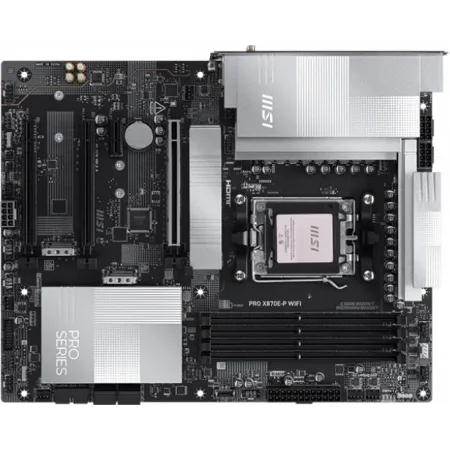 Материнская плата MSI PRO X870E-P WIFI SocketAM5 AMD X870 4xDDR5 ATX AC`97 8ch(7.1) 5Gigabit RAID+HDMI