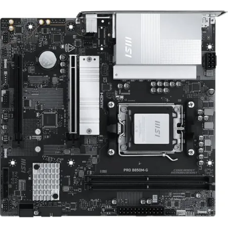 Материнская плата MSI PRO B850M-G SocketAM5 AMD B850 2xDDR5 mATX AC`97 8ch(7.1) 5Gigabit RAID+HDMI+DP