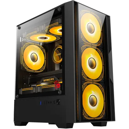 Корпус Bloody CC-123 черный без БП mATX 8x120mm 2xUSB2.0 1xUSB3.0 audio bott PSU Корпус Bloody CC-123 черный без БП mATX 8x120mm 2xUSB2.0 1xUSB3.0 audio bott PSU