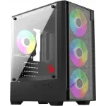 Корпус Bloody CC-124 черный без БП mATX 8x120mm 2xUSB2.0 1xUSB3.0 audio bott PSU
