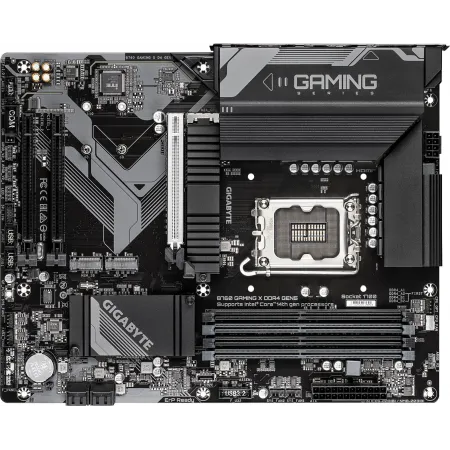 Материнская плата Gigabyte B760 GAMING X D4 GEN5 Soc-1700 Intel B760 4xDDR4 ATX AC`97 8ch(7.1) 2.5Gg RAID+HDMI+DP
