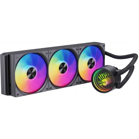 Система водяного охлаждения Bloody LC-11 ARGB Soc-AM5/AM4/1200/1700/1851 черный 4-pin 20-35dB Al+Cu 300W Ret (LC-11-ARGB360-BK)