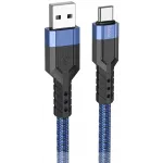 Кабель Hoco U110 70615 USB (m)-USB Type-C (m) 1.2м синий