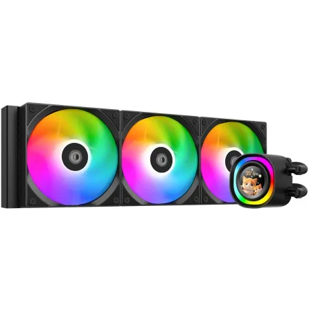 Система водяного охлаждения ID-Cooling FX360 LCD ARGB Soc-AM5/AM4/1200/1700/1851 черный 4-pin 27.2dB Al+Cu LCD 350W Ret