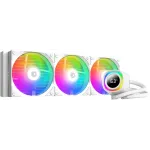 Система водяного охлаждения ID-Cooling FX360 TD Wh ARGB Soc-AM5/AM4/1200/1700/1851 белый 4-pin 27.2dB Al+Cu LCD 350W Ret (FX360 TD WHITE)