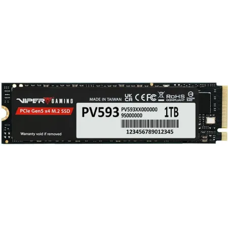 Накопитель SSD Patriot PCIe 5.0 x4 1TB PV593P1TBM28H Viper VP593 M.2 2280 Накопитель SSD Patriot PCIe 5.0 x4 1TB PV593P1TBM28H Viper VP593 M.2 2280