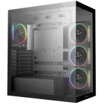 Корпус Deepcool CG580 4F V2 черный без БП ATX 6x120mm 3x140mm 2xUSB3.0 audio bott PSU